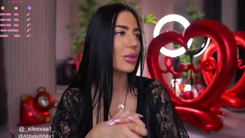 Snapshot of abbela_white chatting on 02/14/25, 10:17 Alexa online show from 02/14/25, 10:17