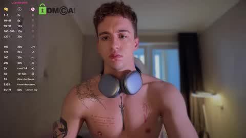 Snapshot of adampolerno chatting on 10/12/25, 08:24 Hi Im Adam Glad to see u here 3 And its my first day online show from 10/12/25, 08:24