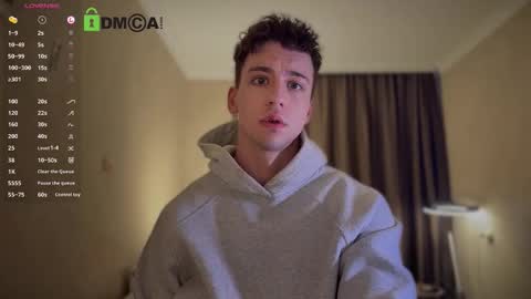 Snapshot of adampolerno chatting on 10/13/25, 11:43 Hi Im Adam Glad to see u here 3 And its my first day online show from 10/13/25, 11:43