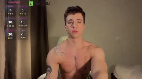 Snapshot of adampolerno chatting on 02/27/26, 11:27 Hi Im Adam Glad to see u here 3 And its my first day online show from 02/27/26, 11:27