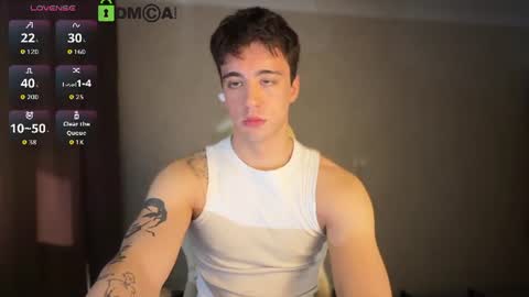 Snapshot of adampolerno chatting on 07/05/26, 01:29 Hi Im Adam Glad to see u here 3 And its my first day online show from 07/05/26, 01:29