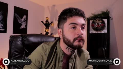 Snapshot of adrianwilliams_ chatting on 01/03/25, 11:12 Adrian Williams online show from 01/03/25, 11:12