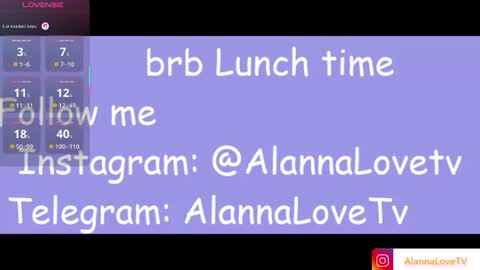 Alanna  online show from 07/28/26, 06:20