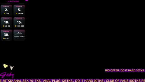 Gaby online show from 01/05/25, 01:35