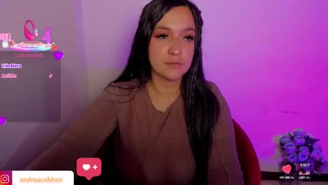 Snapshot of andreacohenz chatting on 10/03/25, 12:40 andrea online show from 10/03/25, 12:40