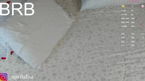 Snapshot of aprilinalba chatting on 04/12/26, 08:19 ALEKSANDRA POLYAKOVA online show from 04/12/26, 08:19