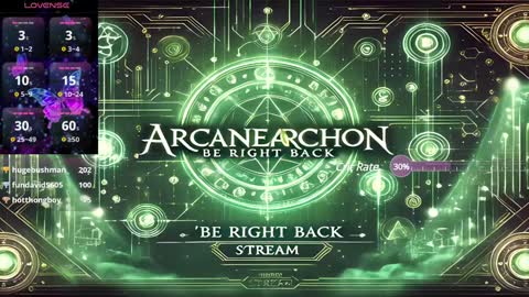 Arcane Archon online show from 01/23/25, 06:03