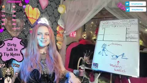 ArtsyHeartsyy online show from 09/20/25, 12:55