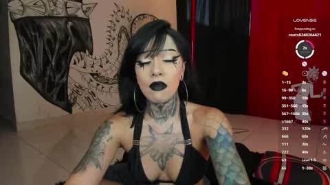 Snapshot of beelzebosss chatting on 12/23/24, 10:55 Daniela  ur fav living dead girl  online show from 12/23/24, 10:55