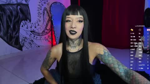 Snapshot of beelzebosss chatting on 01/26/25, 12:16 Daniela  ur fav living dead girl  online show from 01/26/25, 12:16