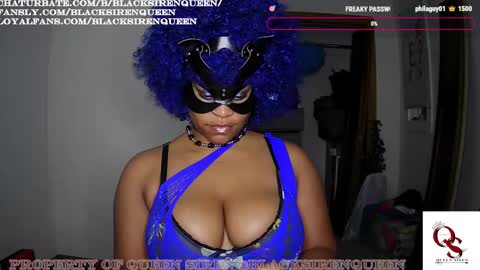 Snapshot of blacksirenqueen chatting on 09/22/25, 07:54 Queen Siren online show from 09/22/25, 07:54