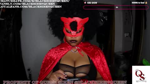 Snapshot of blacksirenqueen chatting on 10/30/25, 07:21 Queen Siren online show from 10/30/25, 07:21