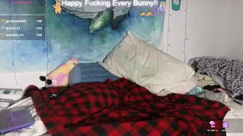 Snapshot of bunnycheekz chatting on 01/10/25, 03:29 Tokki bunny online show from 01/10/25, 03:29