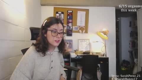 Snapshot of cherrybunny21 chatting on 12/24/24, 05:16 Sarah Prez online show from 12/24/24, 05:16