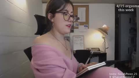 Snapshot of cherrybunny21 chatting on 02/25/25, 04:35 Sarah Prez online show from 02/25/25, 04:35