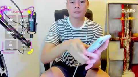 Snapshot of clarkyplaze chatting on 06/15/26, 12:02 Clark online show from 06/15/26, 12:02