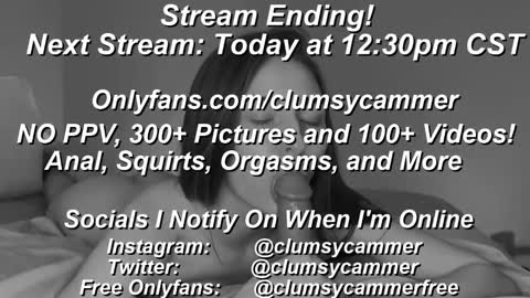 B Bri ClumsySCHEDULE online show from 02/05/25, 02:48