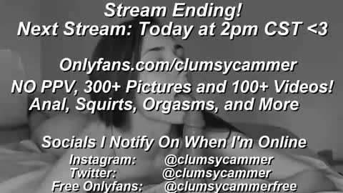 B Bri ClumsySCHEDULE online show from 02/07/25, 04:46