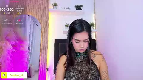 Coraline connected from 10 pm to 6 am Colombia time online show from 06/16/26, 12:30