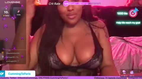 Cumming To Mistress Isabella Cummings online show from 12/11/24, 11:08