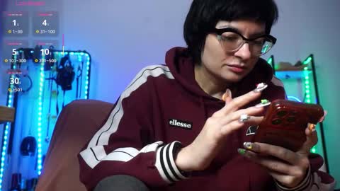 Snapshot of cyberxgoddess_ chatting on 10/14/25, 01:06 Lily Goddess online show from 10/14/25, 01:06