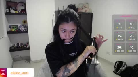 Snapshot of elaine_sun chatting on 09/25/25, 12:36 Elaine eli online show from 09/25/25, 12:36