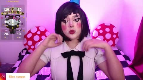 Elice Cooper new account online show from 10/31/25, 05:08