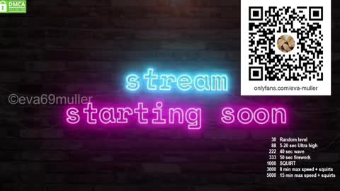 Eva  next show  8pm CEST AMST online show from 12/17/24, 07:26