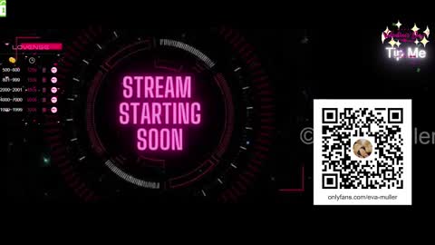 Eva  next show  8pm CEST AMST online show from 02/14/25, 07:44