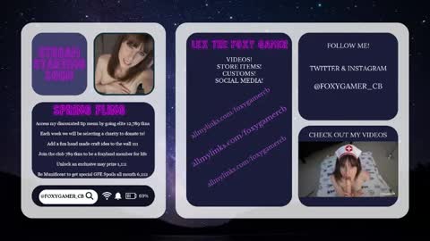 Lex Vive foxygamer cb online show from 05/09/26, 01:11
