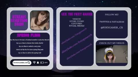 Lex Vive foxygamer cb online show from 05/29/26, 01:36