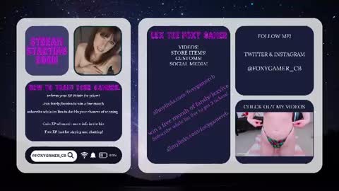 Lex Vive foxygamer cb online show from 06/13/26, 01:25
