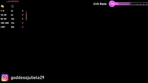 Julieta online show from 05/26/26, 06:48