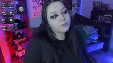 Snapshot of goth_stein chatting on 11/21/25, 02:43 Engel Please help me to reach 50 thumbs up online show from 11/21/25, 02:43