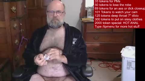 Snapshot of hairydaddybear69 chatting on 06/10/26, 12:15 HairyDaddyBear69 online show from 06/10/26, 12:15