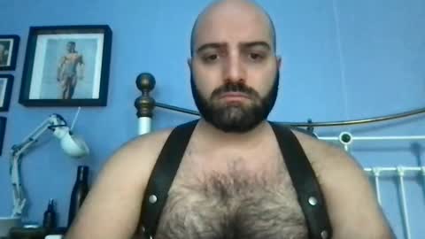 Snapshot of hairyleatherguy chatting on 02/12/25, 12:01 Hairy Guy online show from 02/12/25, 12:01