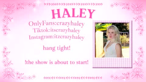 Snapshot of haleycrazy chatting on 01/12/26, 12:32 Haley online show from 01/12/26, 12:32