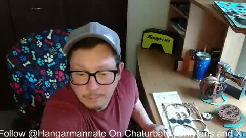 Snapshot of hangarmannate chatting on 05/24/26, 06:35 Nate online show from 05/24/26, 06:35