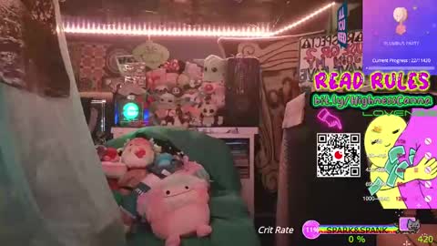 Snapshot of highnesscanna chatting on 12/22/24, 11:41 HiGHNESS CANNA online show from 12/22/24, 11:41