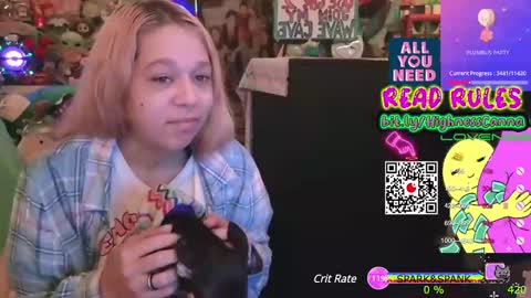 Snapshot of highnesscanna chatting on 01/10/25, 04:33 HiGHNESS CANNA online show from 01/10/25, 04:33