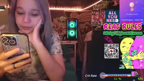 Snapshot of highnesscanna chatting on 02/09/25, 12:41 HiGHNESS CANNA online show from 02/09/25, 12:41