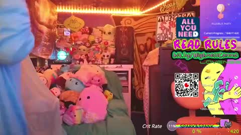 Snapshot of highnesscanna chatting on 02/19/25, 06:21 HiGHNESS CANNA online show from 02/19/25, 06:21