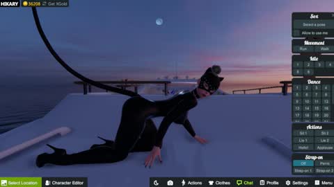 Snapshot of hikary__moon chatting on 09/23/25, 10:57 Eva online show from 09/23/25, 10:57