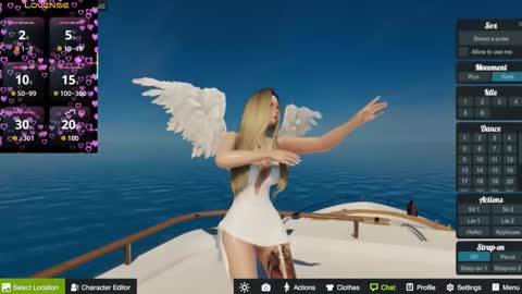 Snapshot of hikary__moon chatting on 09/26/25, 08:02 Eva online show from 09/26/25, 08:02