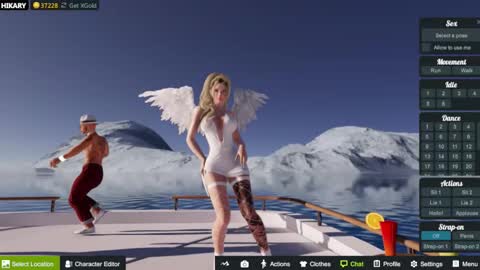 Snapshot of hikary__moon chatting on 10/08/25, 07:00 Eva online show from 10/08/25, 07:00