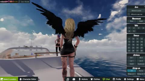 Snapshot of hikary__moon chatting on 10/09/25, 07:01 Eva online show from 10/09/25, 07:01