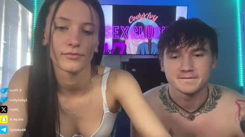 Snapshot of ivy69_9 chatting on 02/28/25, 01:03 ivy69 9 and cody online show from 02/28/25, 01:03