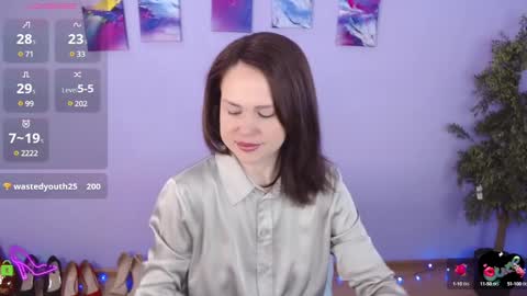 Snapshot of izzy_cam chatting on 02/13/25, 05:26 Queen of nylon  Victoria online show from 02/13/25, 05:26