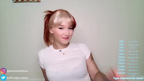 Snapshot of jenniferwhoreance chatting on 02/27/25, 05:15 Jenn Hunt FYI spit on tits price change not denoted in menu images see tipmenu online show from 02/27/25, 05:15