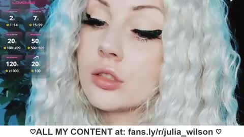 Snapshot of julia_wilson chatting on 01/21/25, 05:41 ALL MY CONTENT at online show from 01/21/25, 05:41